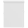 Sink Cabinet with Built-in Basin White Engineered Wood
