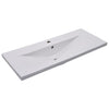 Sink Cabinet with Built-in Basin White Engineered Wood