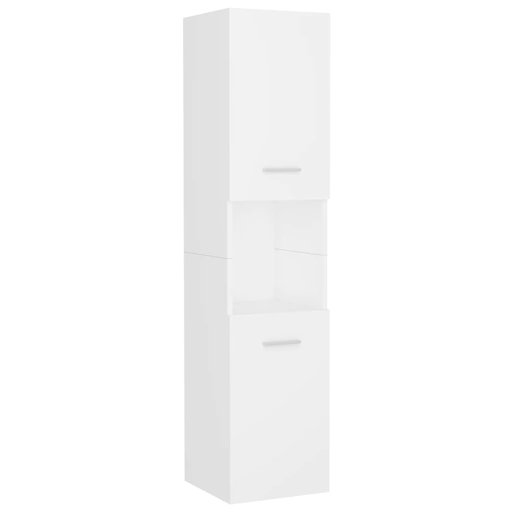 Bathroom Furniture Set | White | Engineered wood, Ceramic, Acrylic