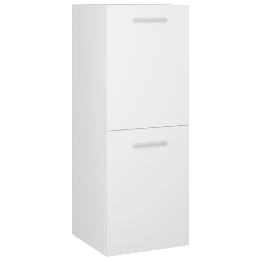 Bathroom Furniture Set | White | Engineered wood, ceramic
