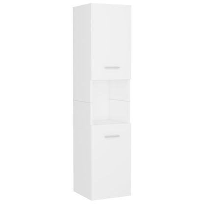 Bathroom Furniture Set | White | Engineered wood, acrylic | Medium
