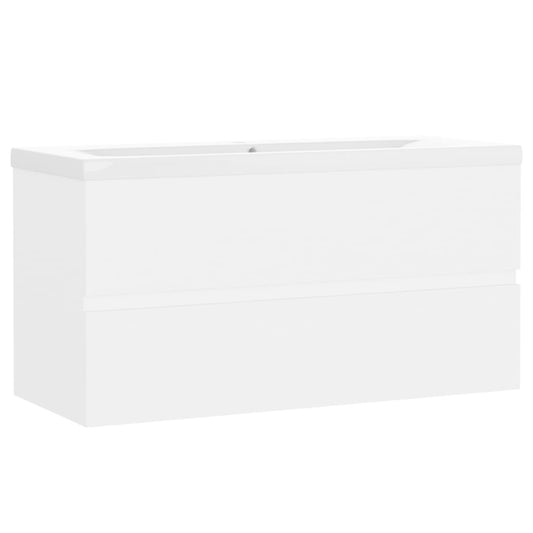 Sink Cabinet With Basin | White | Engineered wood, Ceramic | Standard