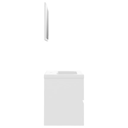 Bathroom Furniture Set | White | Engineered wood | Medium