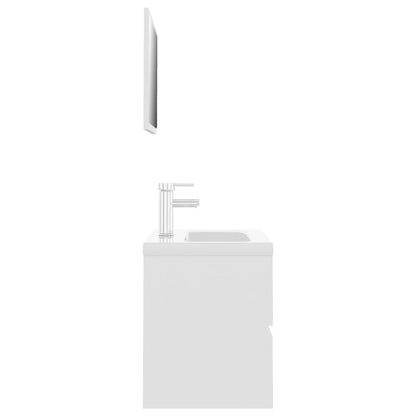 Bathroom Furniture Set | White | Engineered Wood | Medium
