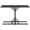 3 Piece Garden Dining Set Black