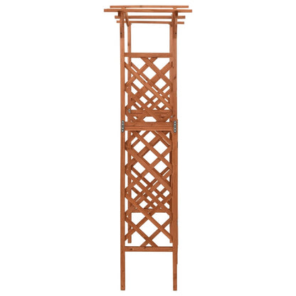 vidaXL Pergola Brown Solid firwood, solid pine wood Medium