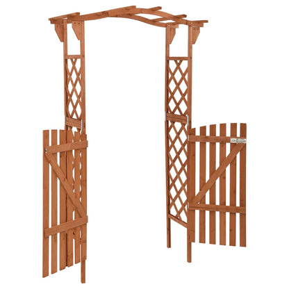 vidaXL Pergola Brown Solid firwood, solid pine wood Medium