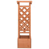 Trellis Planter with Arch 49x39x117 cm Firwood