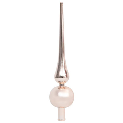 Christmas Ball Set Set of 120 Shiny rose gold Plastic Assorted