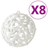 100 Piece Christmas Ball Set White