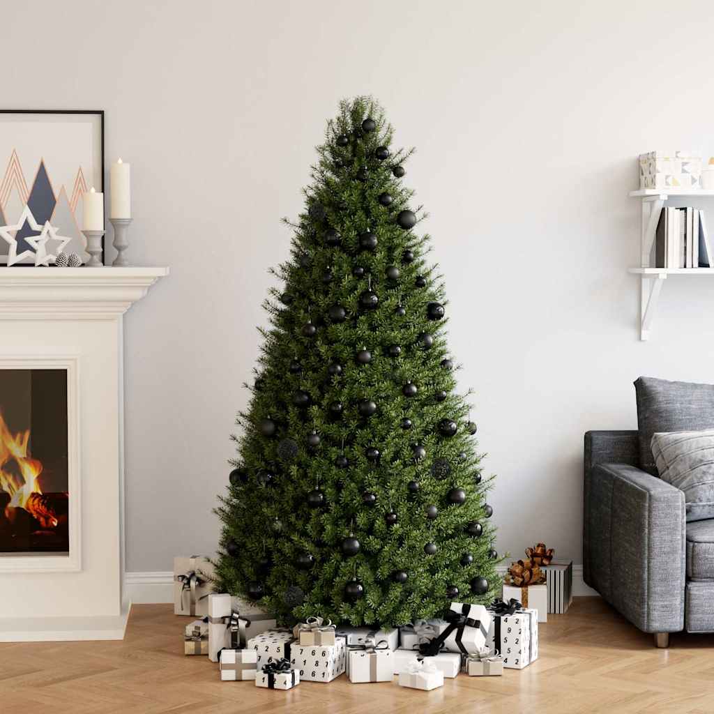 100 Piece Christmas Ball Set Black