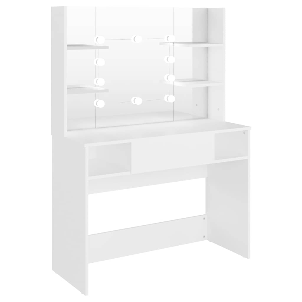 Makeup Table | White | MDF with melamine surface | Medium | Makeup Table