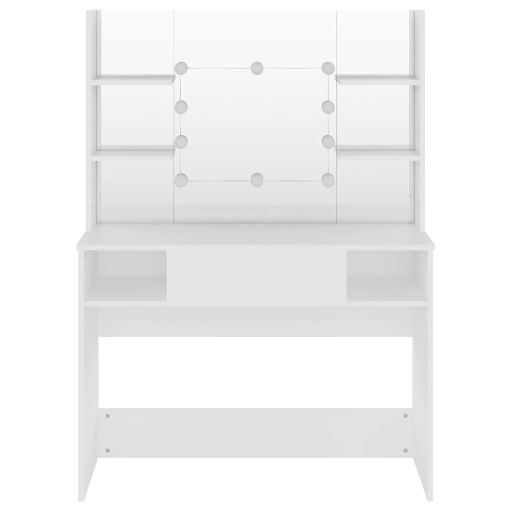 Makeup Table | White | MDF with melamine surface | Medium | Makeup Table