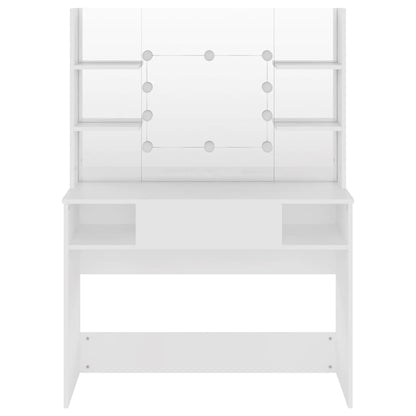 Makeup Table | White | MDF with melamine surface | Medium | Makeup Table