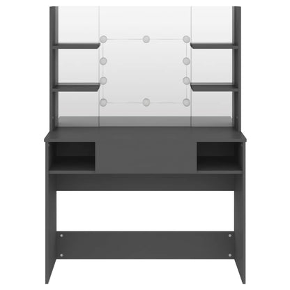 Makeup Table | Grey | MDF with melamine surface | Makeup Table