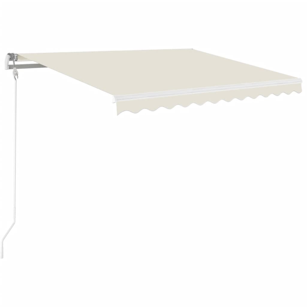 Retractable Awning | Cream | Powder-coated aluminium | 350x250cm