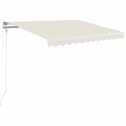 Retractable Awning | Cream | Powder-coated aluminium | 350x250cm