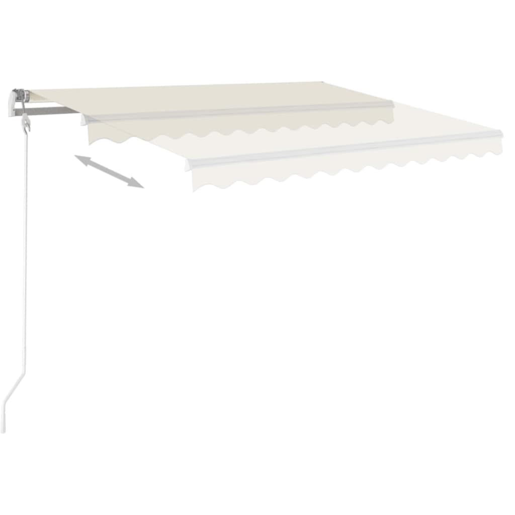 Retractable Awning | Cream | Powder-coated aluminium | 350x250cm