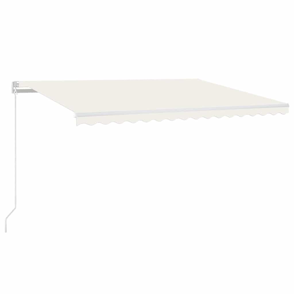 Retractable Awning | Cream | Powder-coated aluminium | 400 x 300 cm