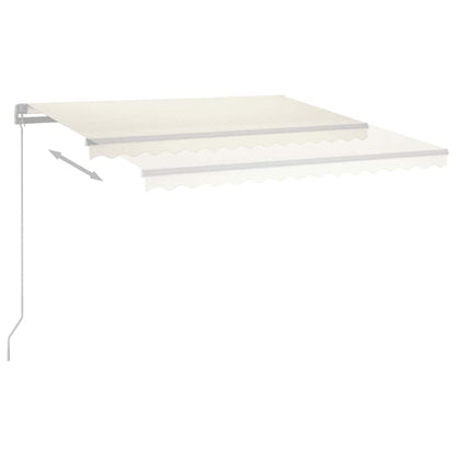 Retractable Awning | Cream | Powder-coated aluminium | 400 x 300 cm