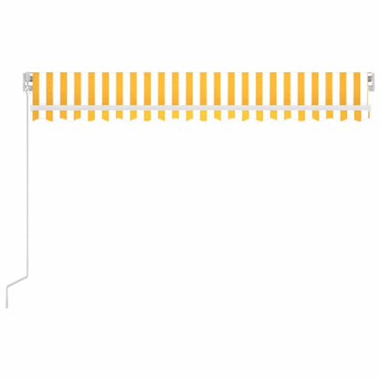 Retractable Awning | Yellow and White