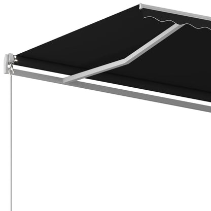 Manual Retractable Awning 400x350 cm Anthracite