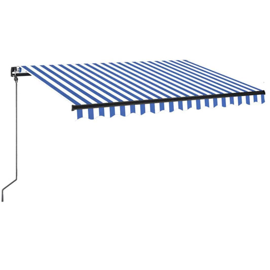 Retractable Awning | Blue and White