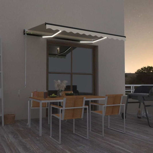 Retractable Awning | Yellow and White