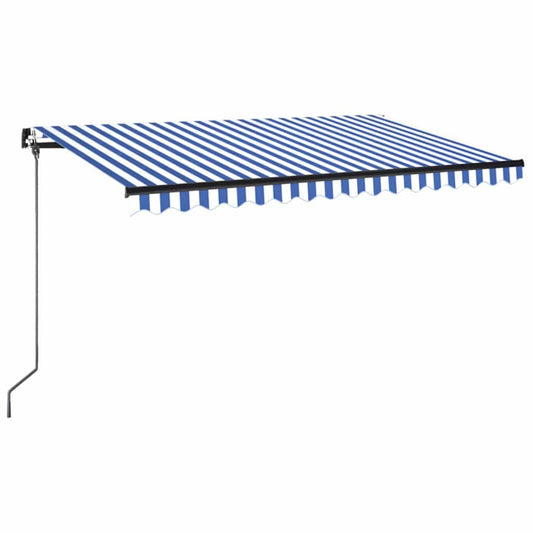 Retractable Awning | Blue and White