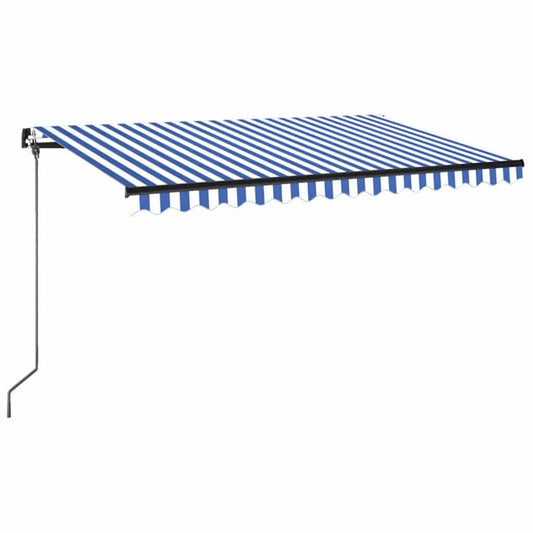 Retractable Awning | Blue and White
