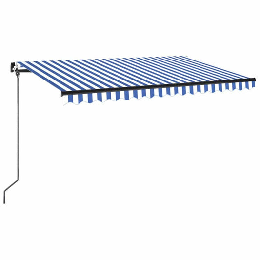 Retractable Awning | Blue and White