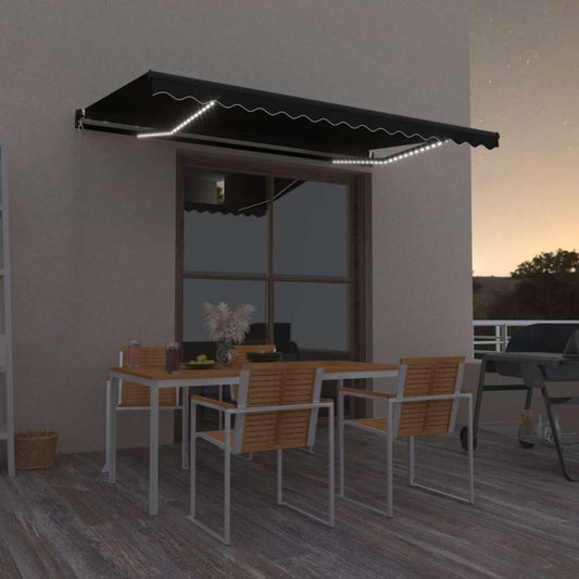 Retractable Awning | Anthracite | Powder-coated aluminium | Large