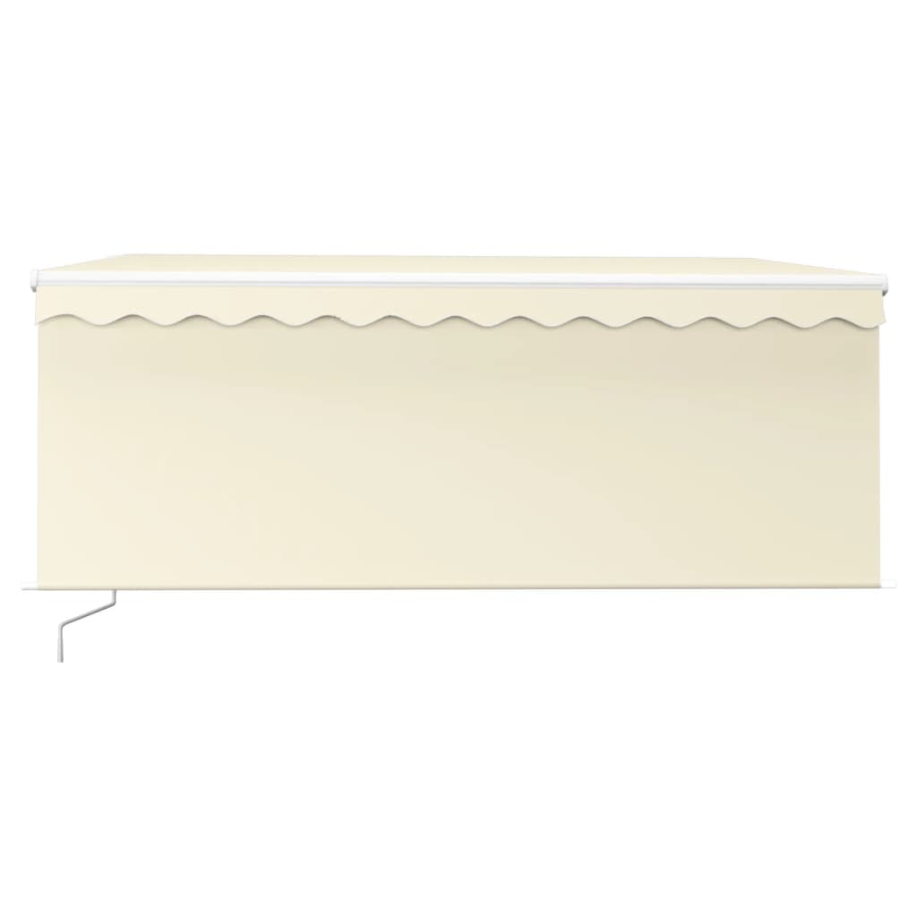 Manual Retractable Awning with Blind 3.5x2.5m Cream