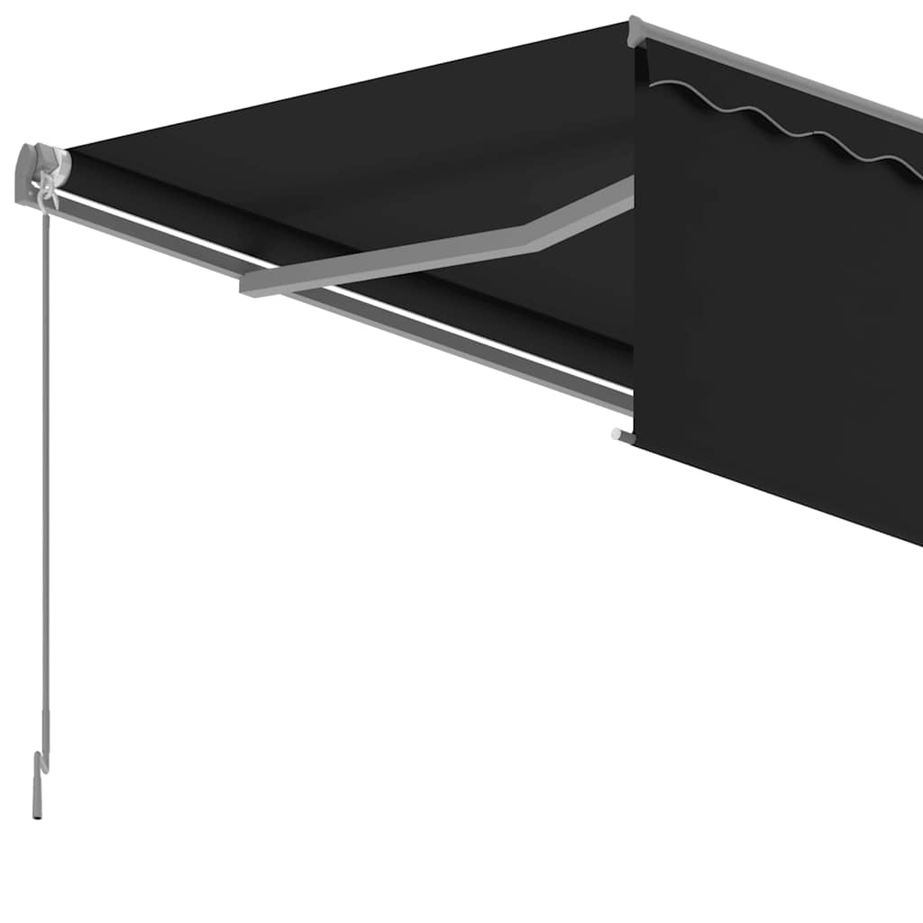 Retractable Awning | Anthracite | Powder-coated aluminium | 3.5 x 2.5 m