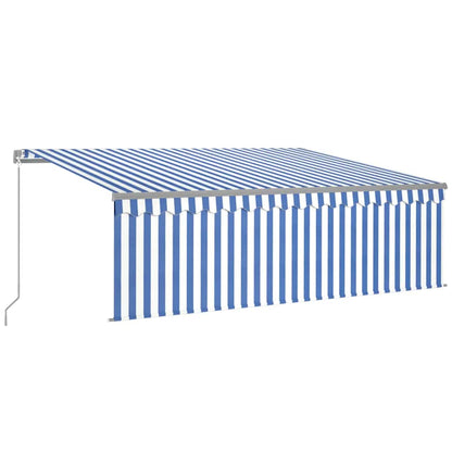 Retractable Awning | Blue and White