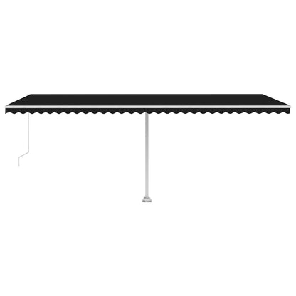 Freestanding Manual Retractable Awning 600x300 cm Anthracite