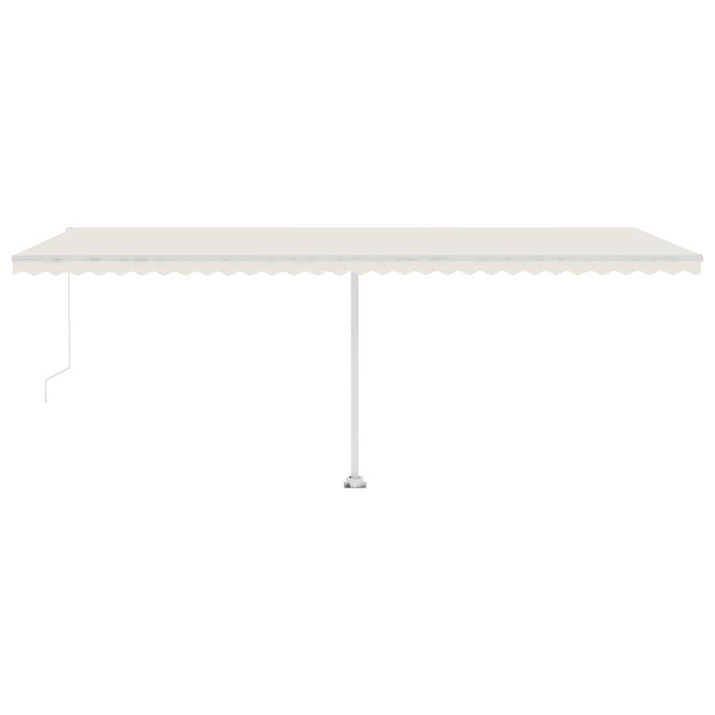Manual Awning 6 x 3.5 m Cream 100% Polyester