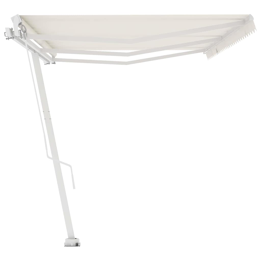 Manual Awning 6 x 3.5 m Cream 100% Polyester