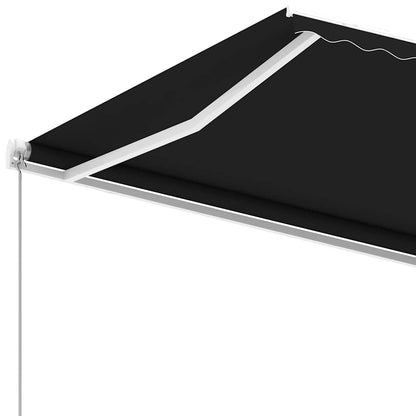 Manual Awning 6 x 3.5 m Anthracite 100% Polyester
