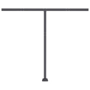 Freestanding Manual Retractable Awning 300x250 cm Orange/Brown