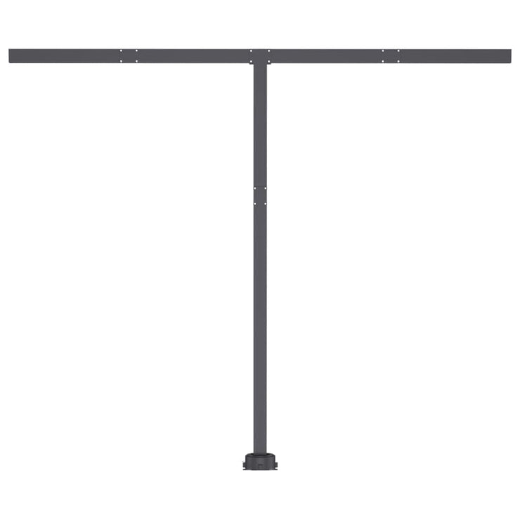 Freestanding Manual Retractable Awning 300x250 cm Orange/Brown