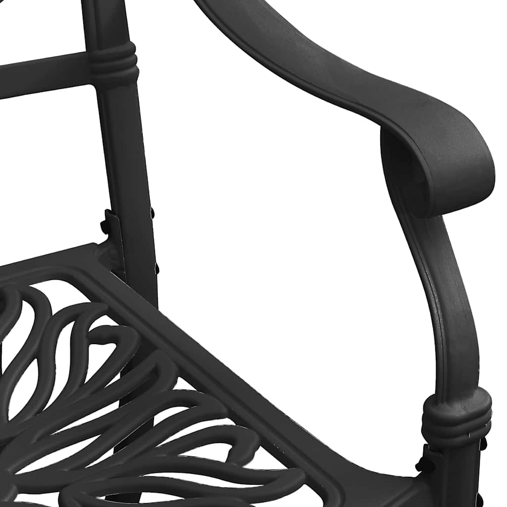 Bistro Set | Black | Cast Aluminium | Medium | Durable | Bistro Set