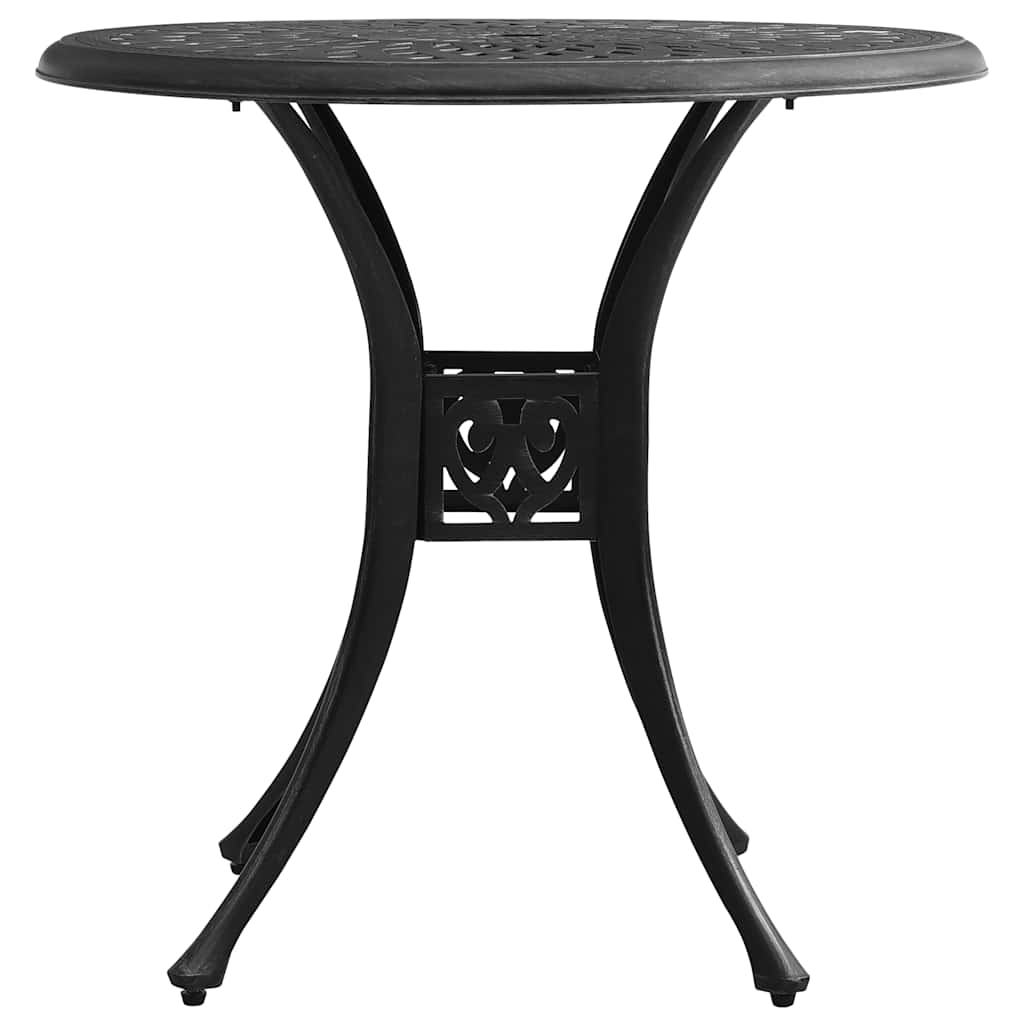 Bistro Set | Black | Cast aluminium | Medium | Decorative Inlays