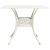 5 Piece Bistro Set Cast Aluminum White