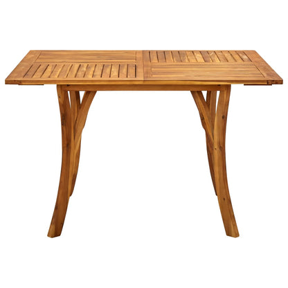Dining Set | Black | Solid Acacia wood | Medium |  Stackable