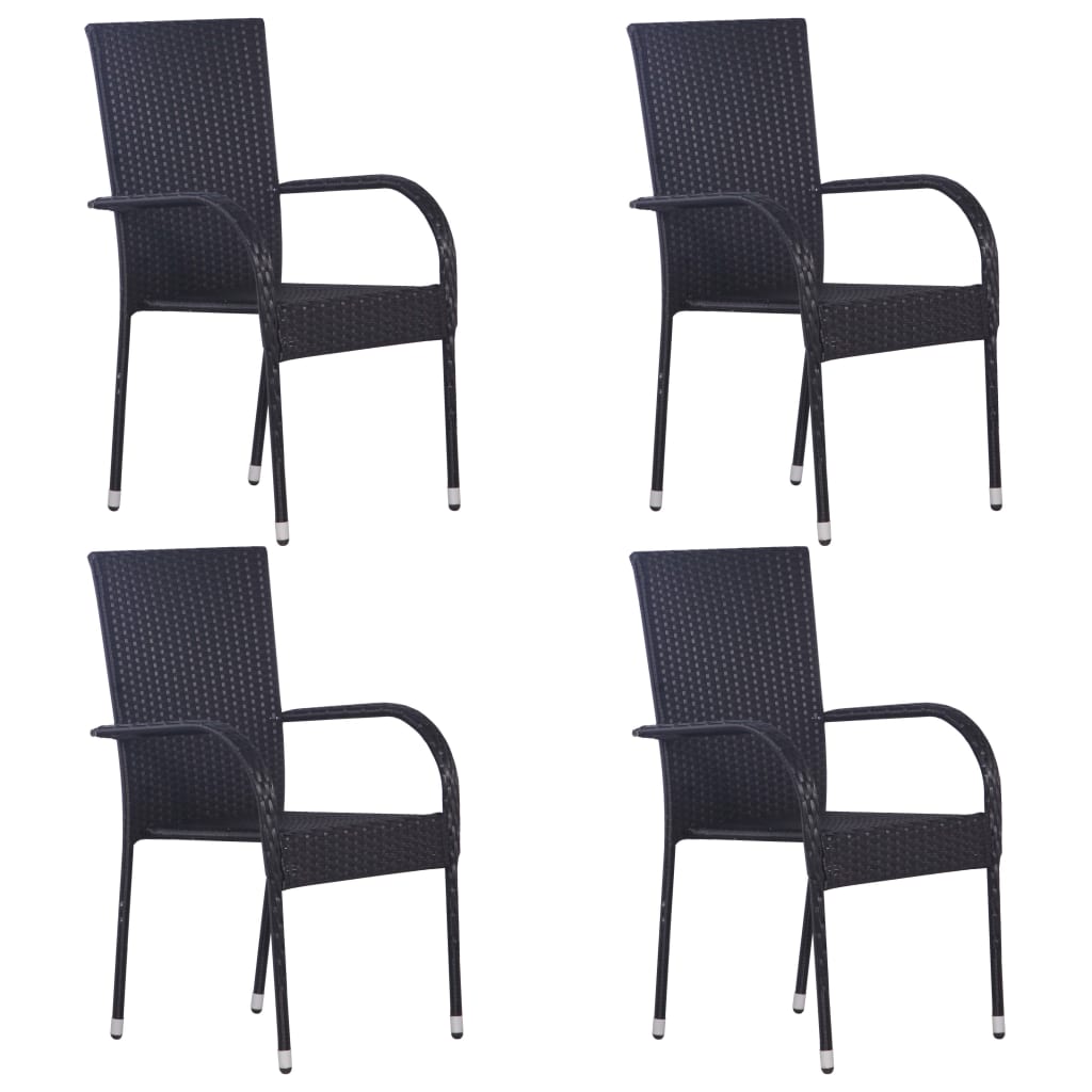 Dining Set | Black, Natural