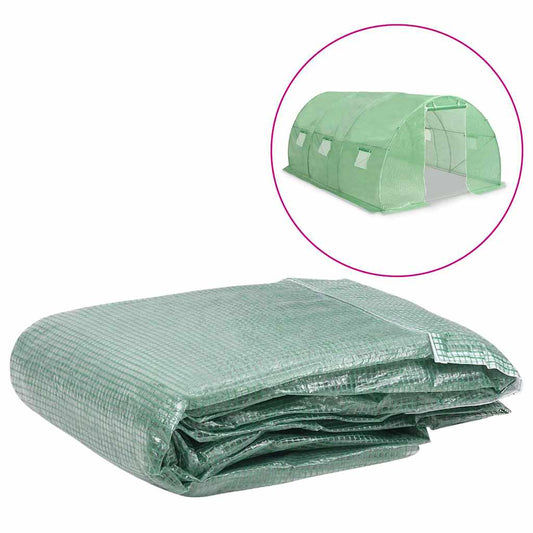 Greenhouse Replacement Cover | Green | PE (Polyethylene) | Large