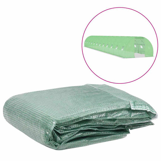 Greenhouse Replacement Cover | Green | PE (Polyethylene) | 54 m²