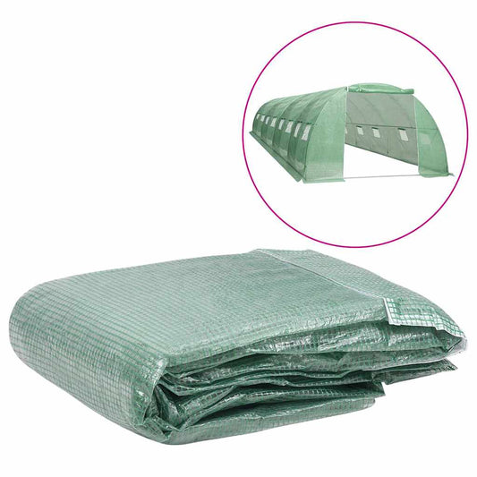 Greenhouse Replacement Cover | Green | Polyethylene (PE) | Large