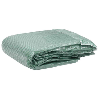 Greenhouse Replacement Cover (6.86 m²) 200x343x200 cm Green